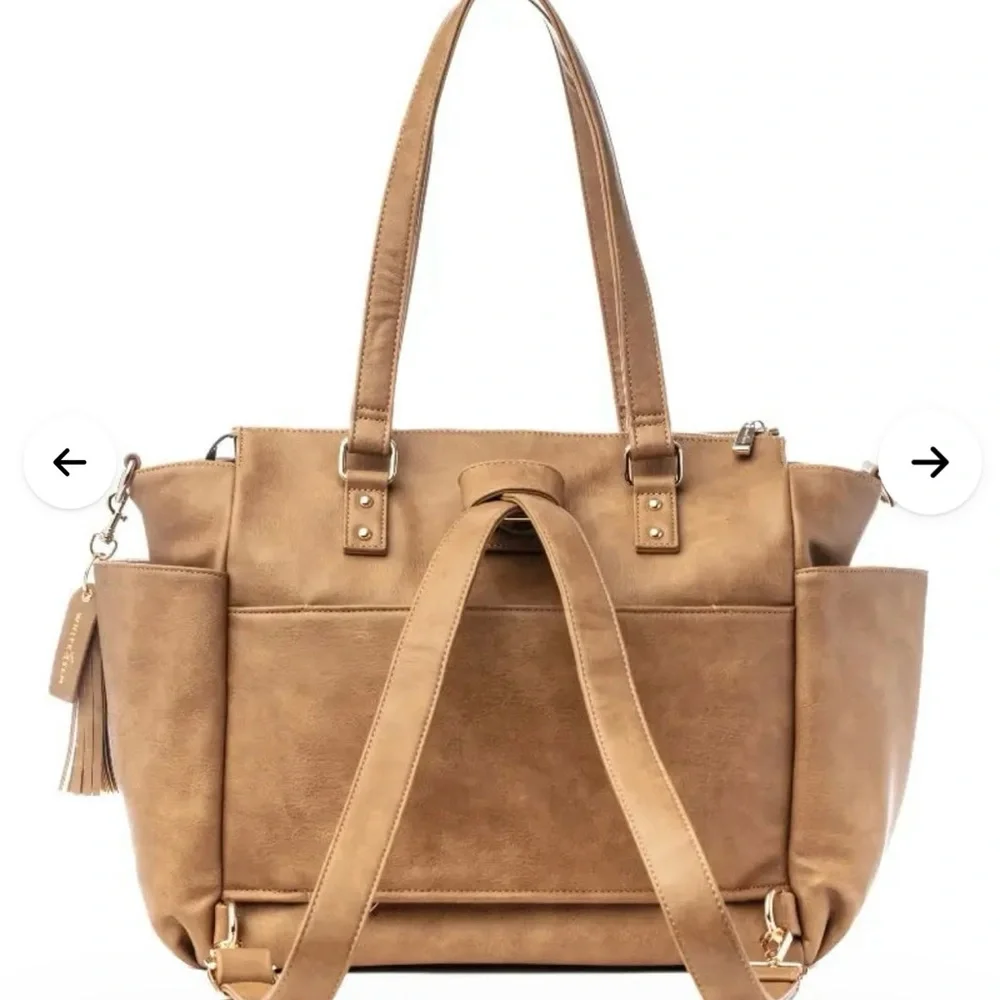 Brown Laptop Tote Bag